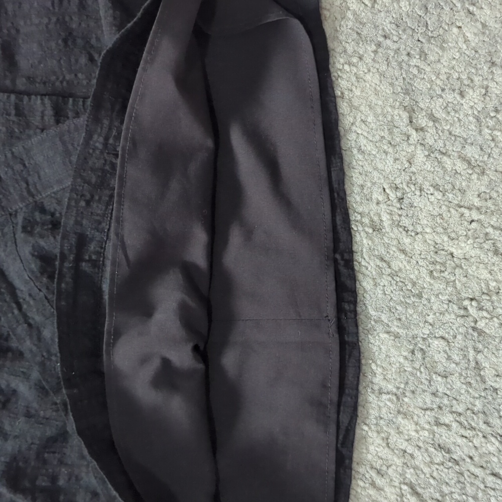 Frank & Oak Black Mini Textured Skirt - Picture 7 of 8